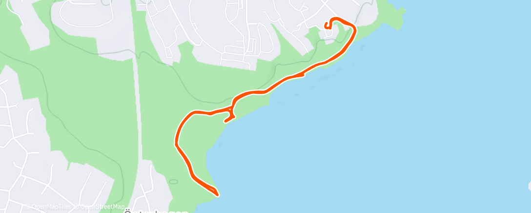 Map of the activity, Lunch Walk