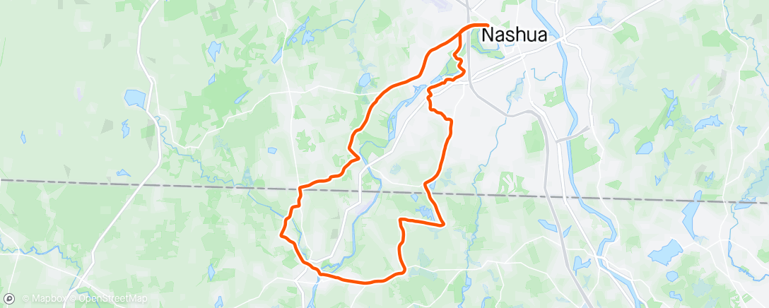 Map of the activity, Evening Ride with Ben and a couple new friends