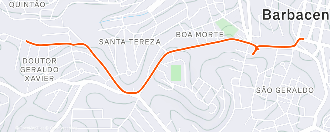 Карта физической активности (Deslocamento)