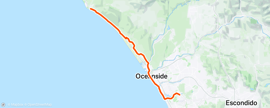 Map of the activity, Morning Ride
