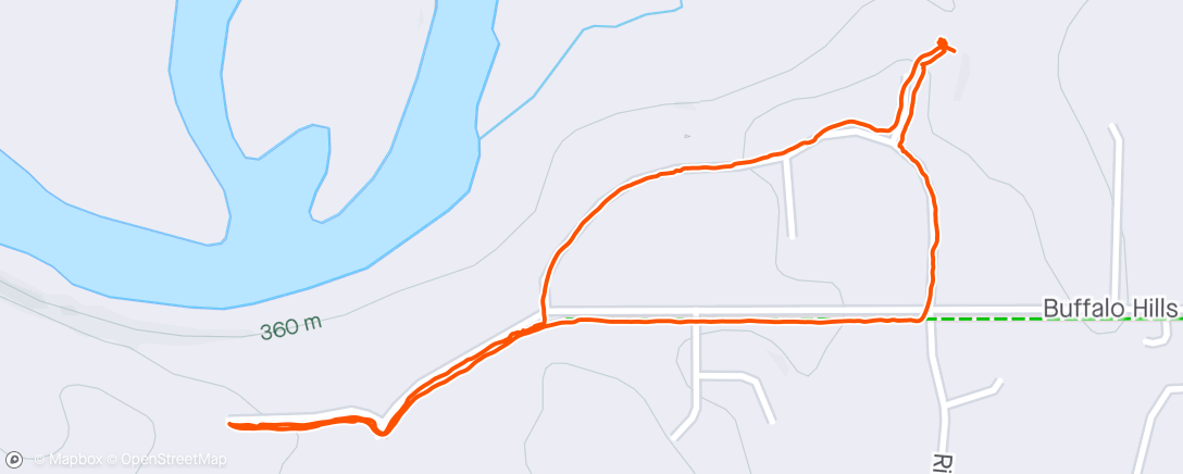 Map of the activity, Ruby walk