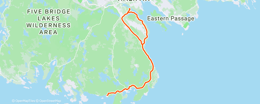 Map of the activity, Missed the morning boat