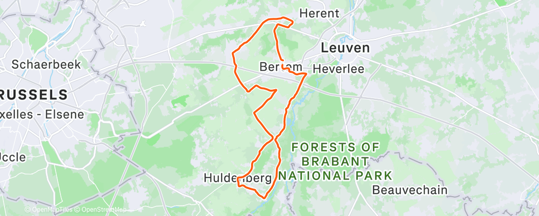 Mapa da atividade, Lunch Ride