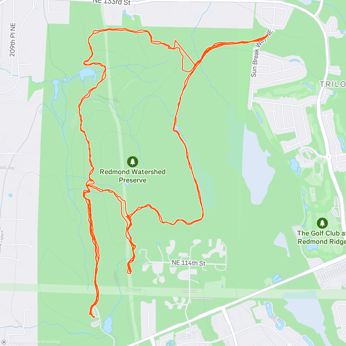 Map of the activity, 2167 Reindeer Romp 🎄 21K no matter what Strava claims 😉