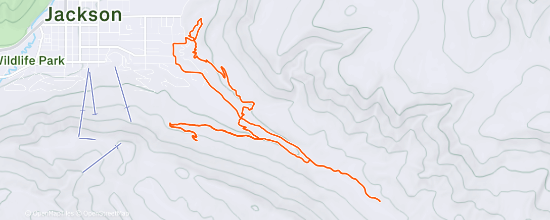 アクティビティ「Sloppy snowy」の地図
