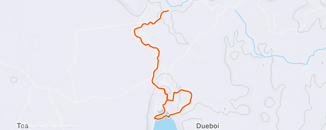 Map of the activity, Zwift - Fiona Winder 🍂 (ZHQ)'s Meetup on Red Zone Repeats in Makuri Islands