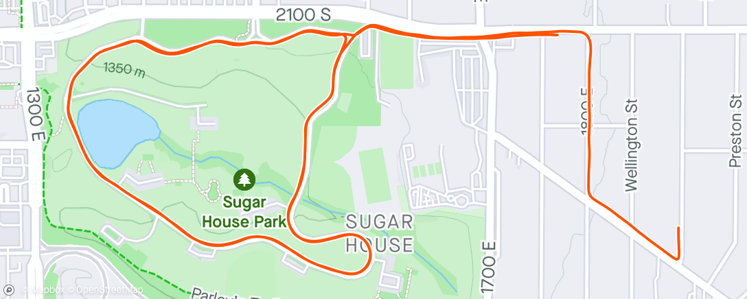 Map of the activity, sugar shake