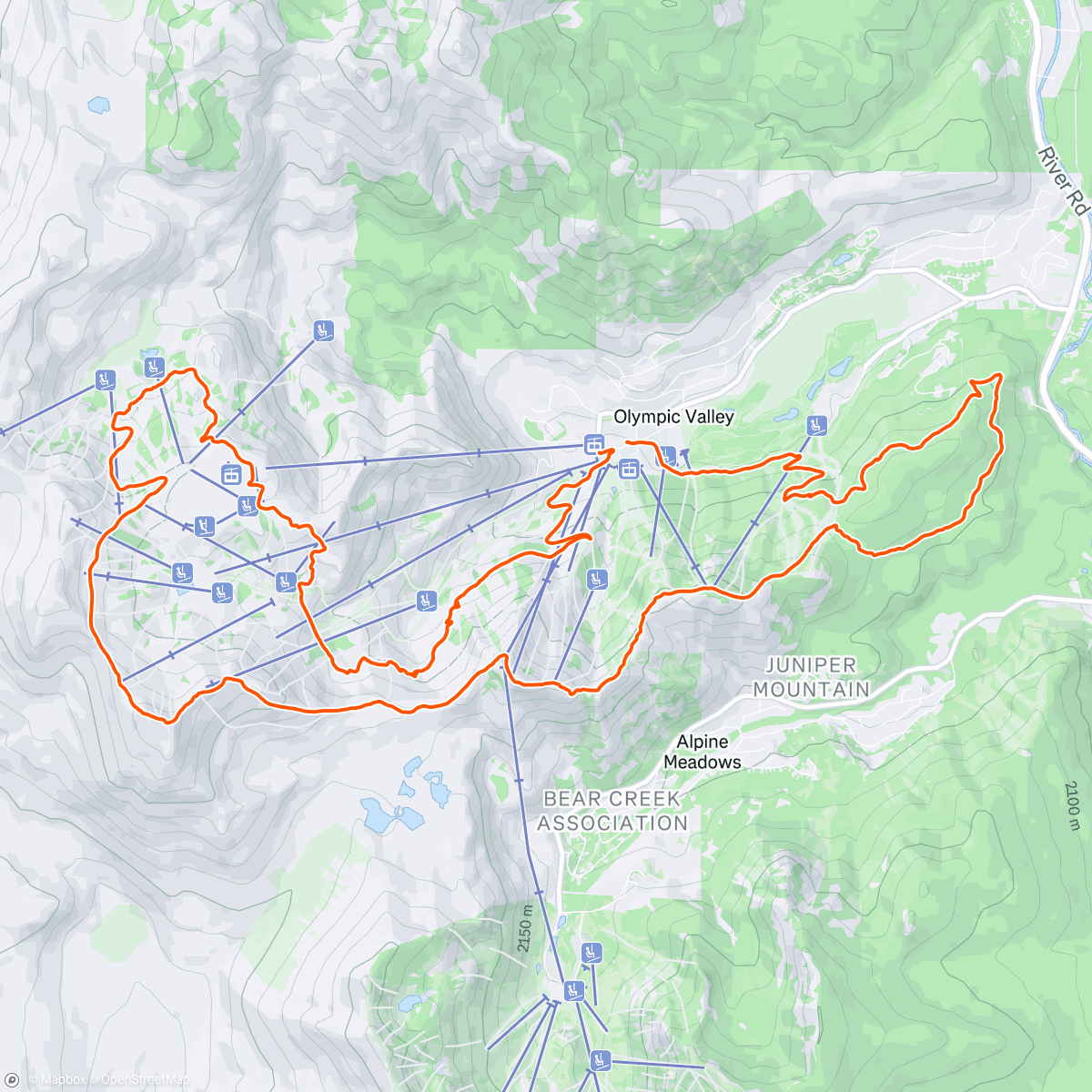 Map of the activity, Broken Arrow: 23k - Triple Crown 🏁