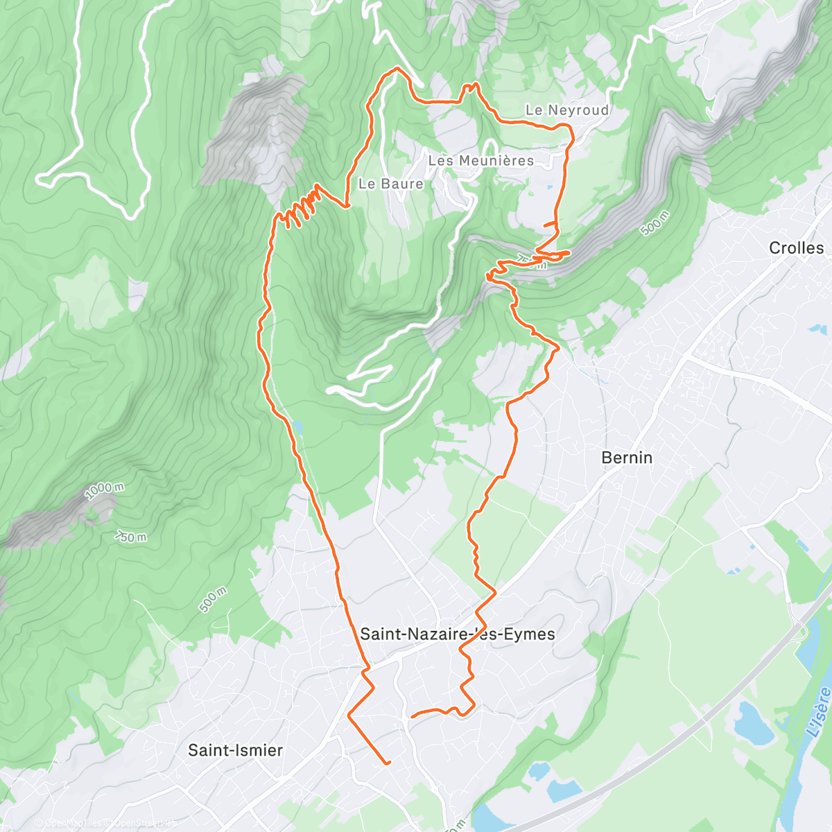 Карта физической активности (Running en bord de mer 🌞)