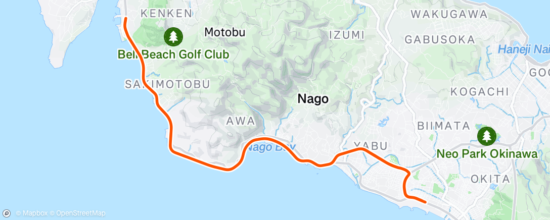 Map of the activity, Morning Ride