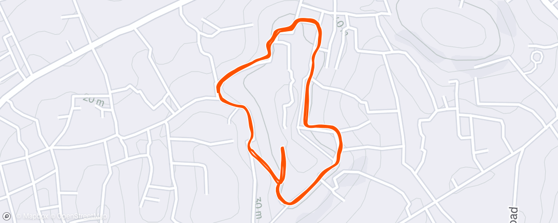 Map of the activity, Govindapuram Hill Run