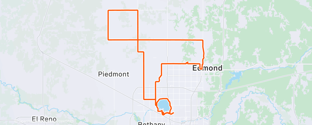 Карта физической активности (Morning Ride)