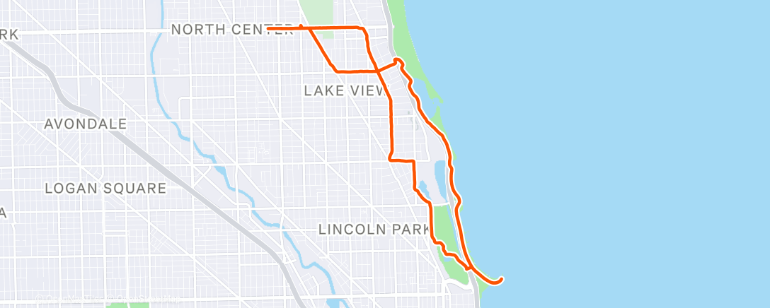 Map of the activity, When I’m Back in Chicago I Feel It.