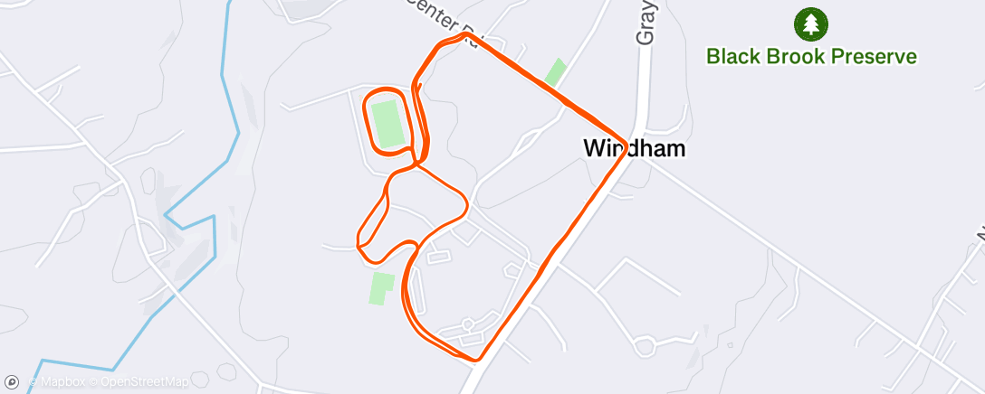 Map of the activity, ENDURANCE 45 min