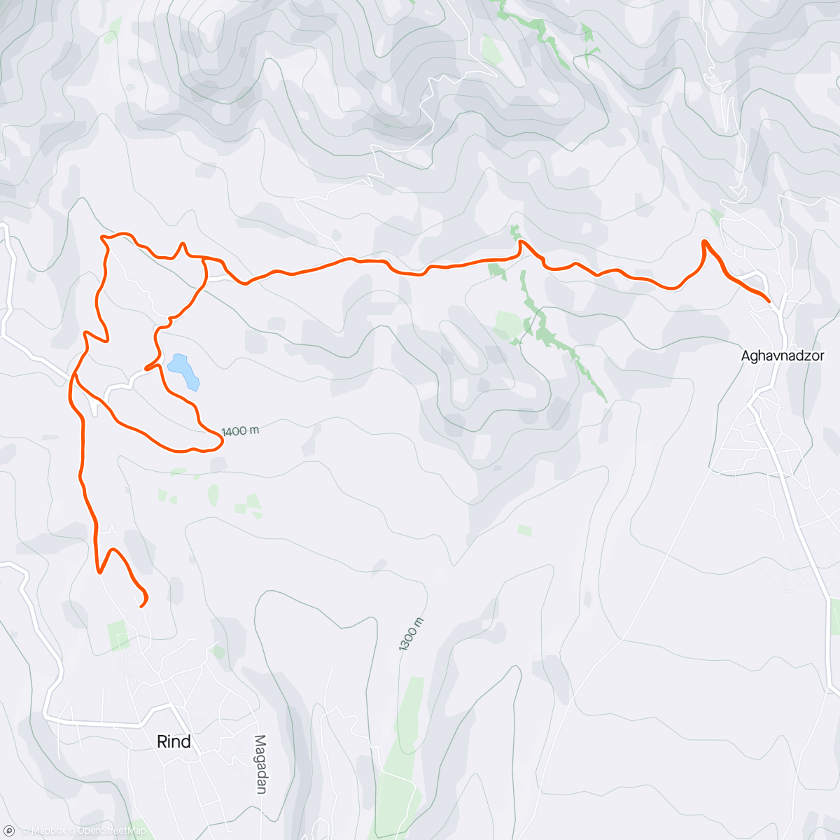 Карта физической активности (Lunch Trail Run)