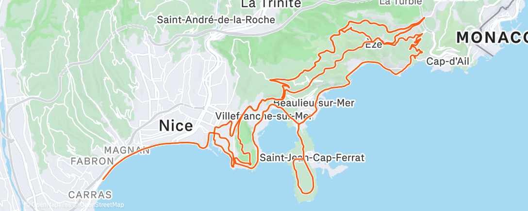 Map of the activity, Fenêtre météorologique parfaite, entre équipier pour quelques jours encore