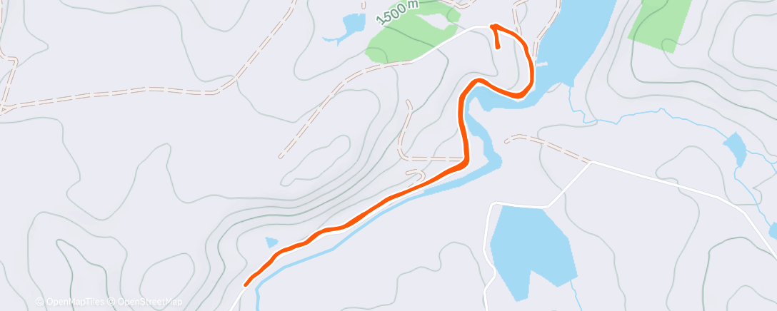 Map of the activity, Christmas shake out