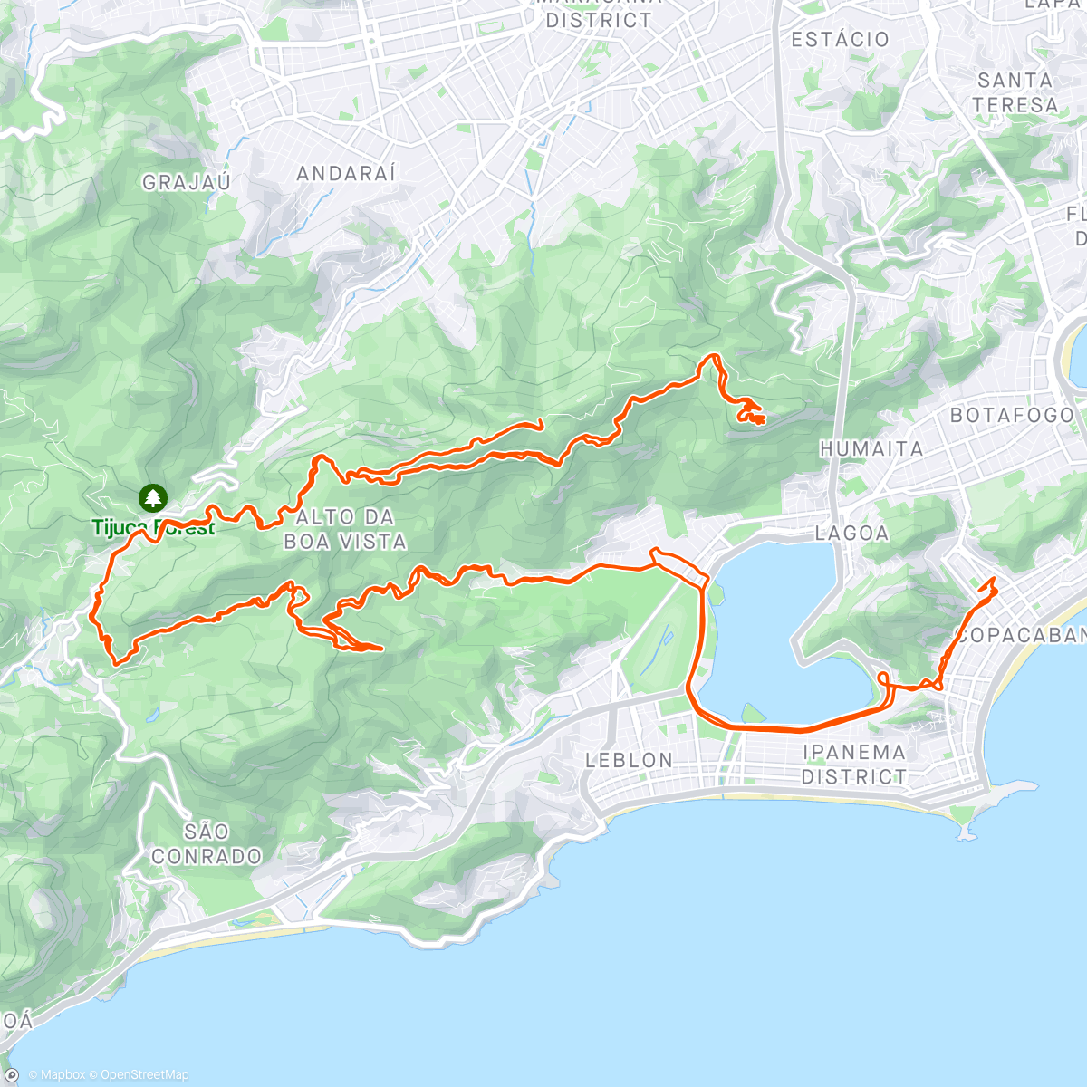 「Escalada Vista, Mesa, Bombeiros, Cristo e Sumaré」活動的地圖