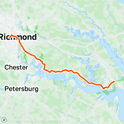 Richmond-Williamsburg | 94.8 km Cycling Route on Strava