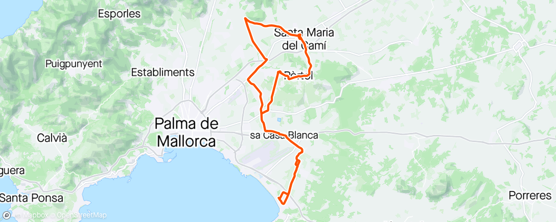 Map of the activity, Mallorca #5