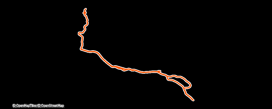 Map of the activity, Полуденный заезд