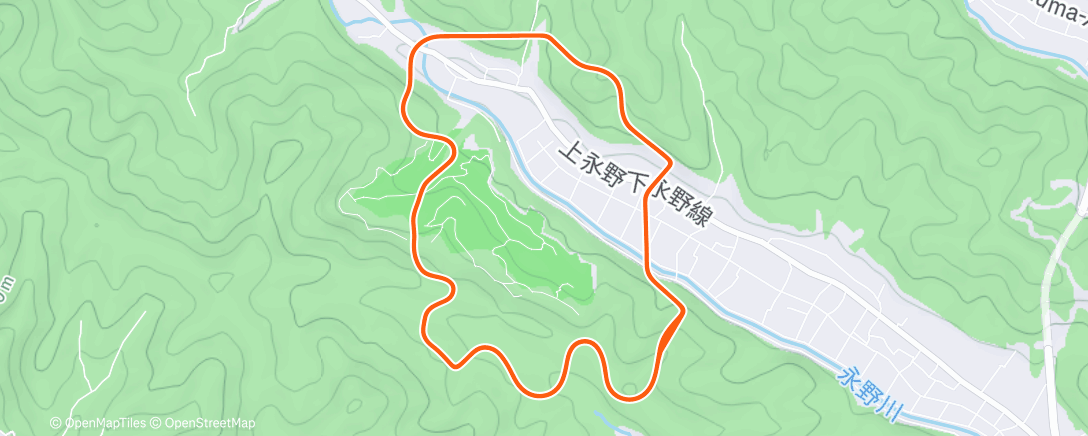Map of the activity, Morning Ride