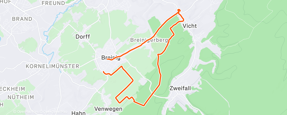 Map of the activity, Kurzer Feierabendschlenker 🏭🚲⚡️