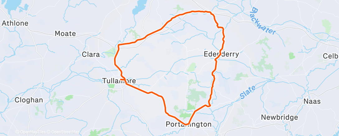 Карта физической активности (Morning Ride)