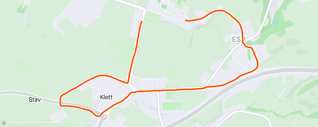 Map of the activity, 04/23/2024 Rusletur i grenda 🚶‍♂️☁️