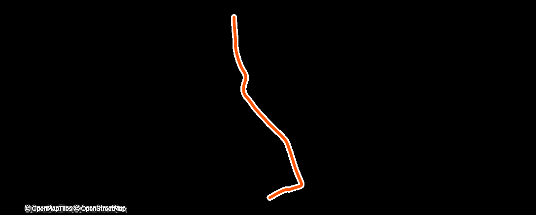 Map of the activity, Nachtradfahrt