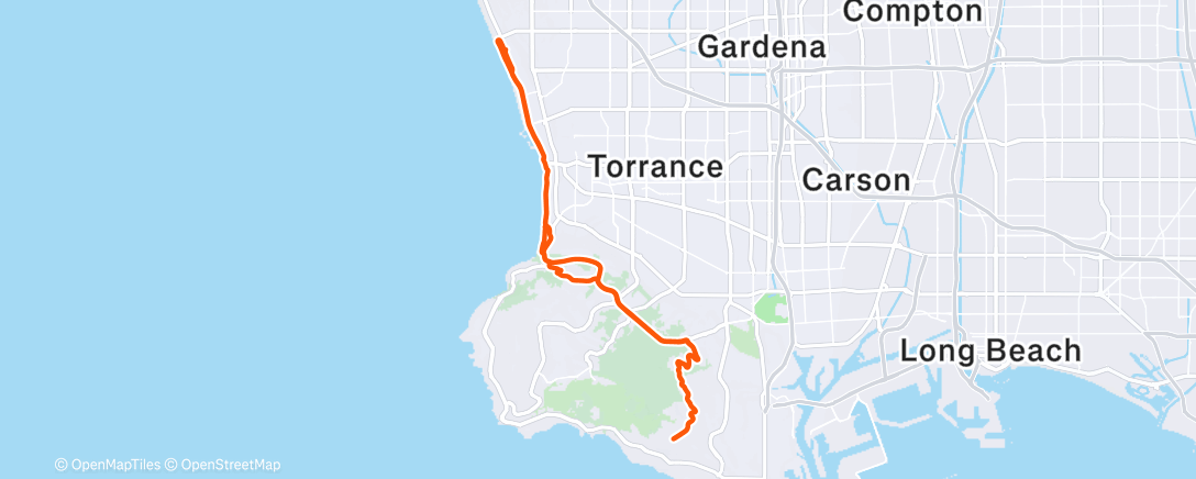 Карта физической активности (Morning Ride)