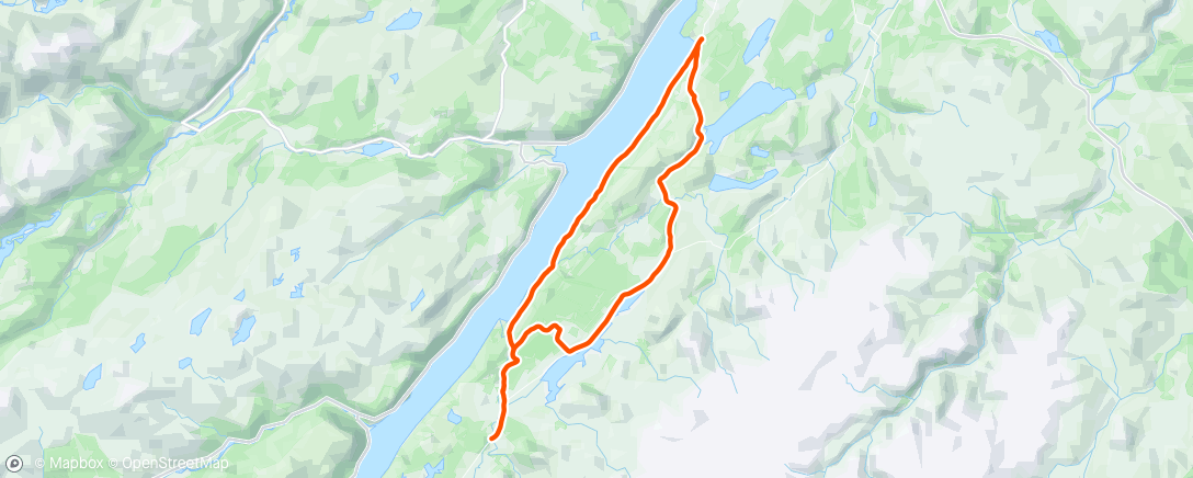Map of the activity, Windy South Loch Ness with Joanne & Eilidh