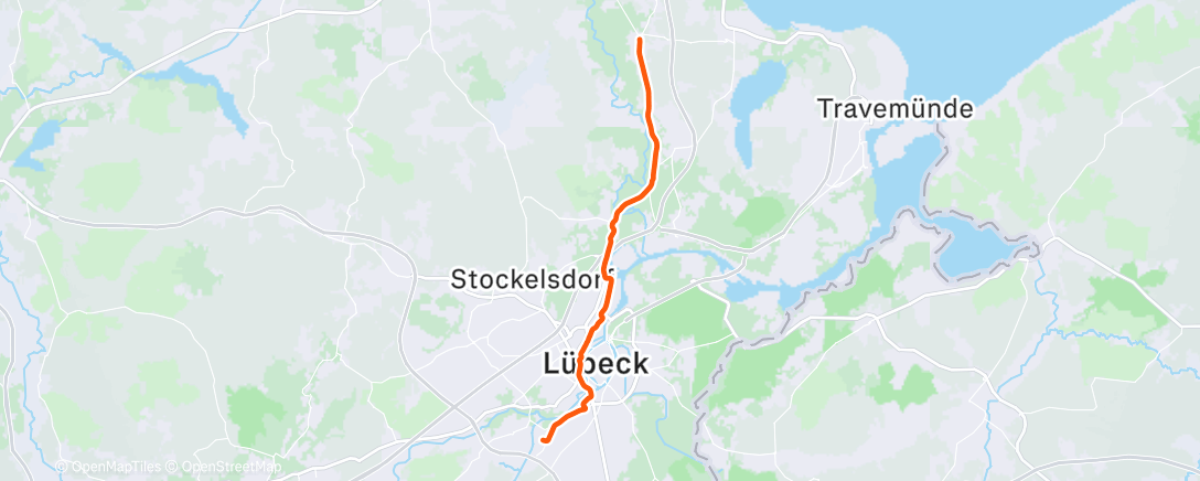 Map of the activity, Gravel-Fahrt am Morgen