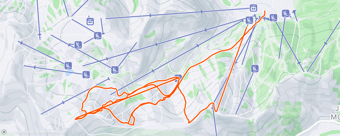 Mapa de la actividad (Afternoon Alpine Ski)