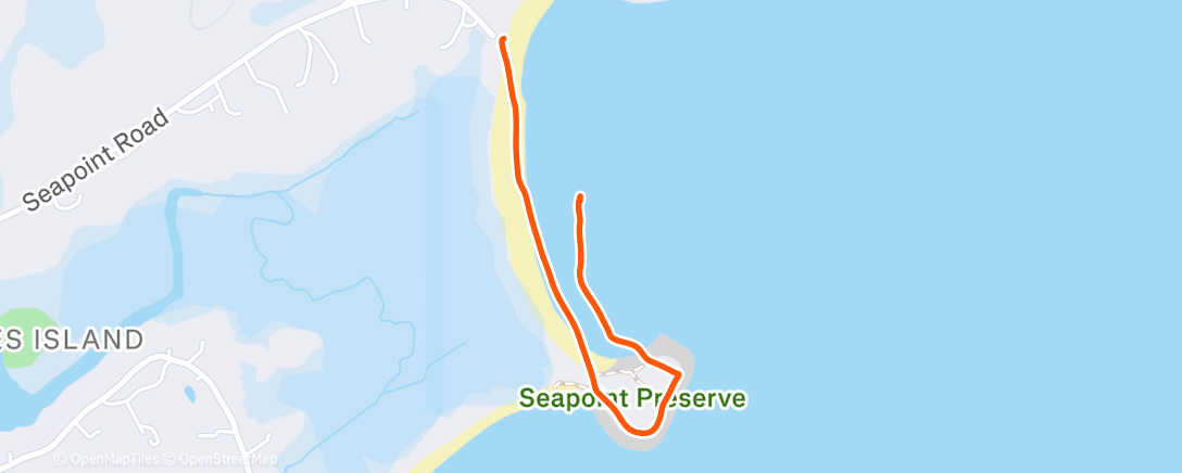 Map of the activity, Afternoon Hike