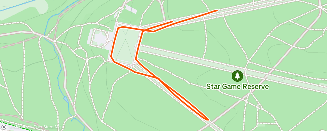 Map of the activity, Morning Run