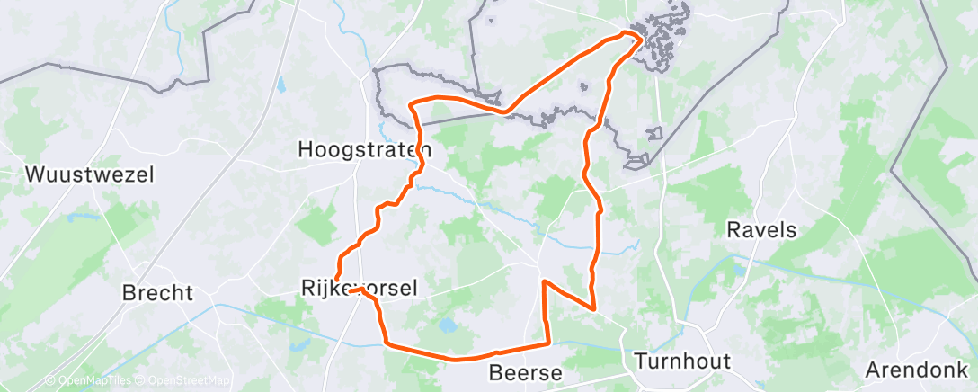 Mapa da atividade, Rooieweg sneeuwvrij