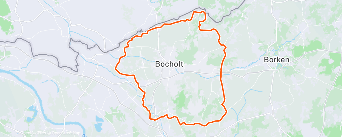 Map of the activity, Fahrt am Nachmittag
