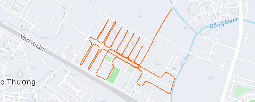 Карта физической активности (Morning Run)