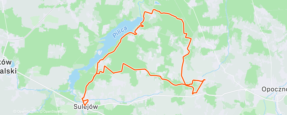 Карта физической активности (Cycling)