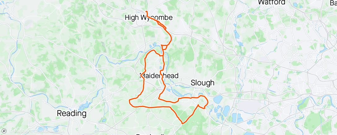 Map of the activity, The sun came out at last 🌞🌞 Last longish ride before the big one!