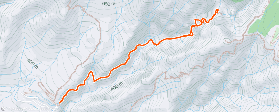 Map of the activity, Escursione mattutina