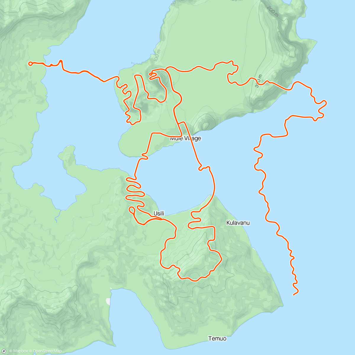 Map of the activity, Zwift - 4x15 on Cote de Pike in Watopia