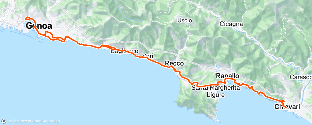 Map of the activity, Morning Ride