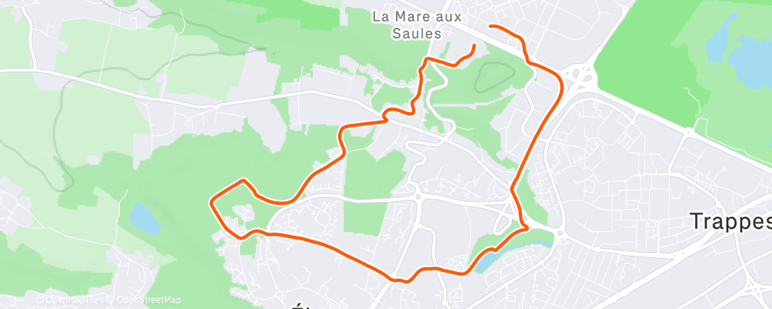 Map of the activity, Après la pluie pour prendre l’air! 🌧️🌧️🤪