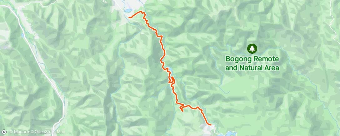 Map of the activity, FulGaz - Falls Creek To Mt Beauty