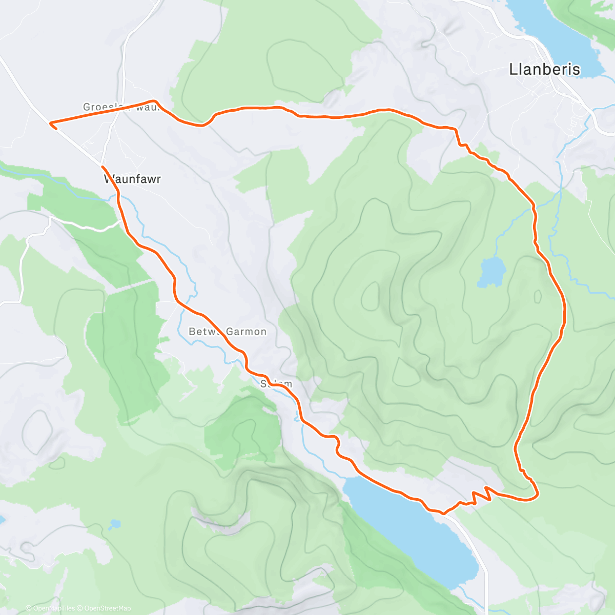 Map of the activity, Reid Nadolig Jenkinson 🎄🌞