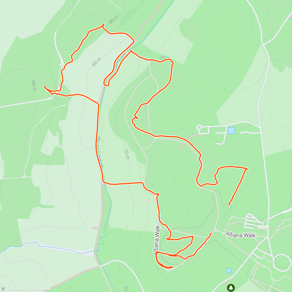 Map of the activity, SUFFOC-Ickworth Park 👍🤸‍♀️🌲