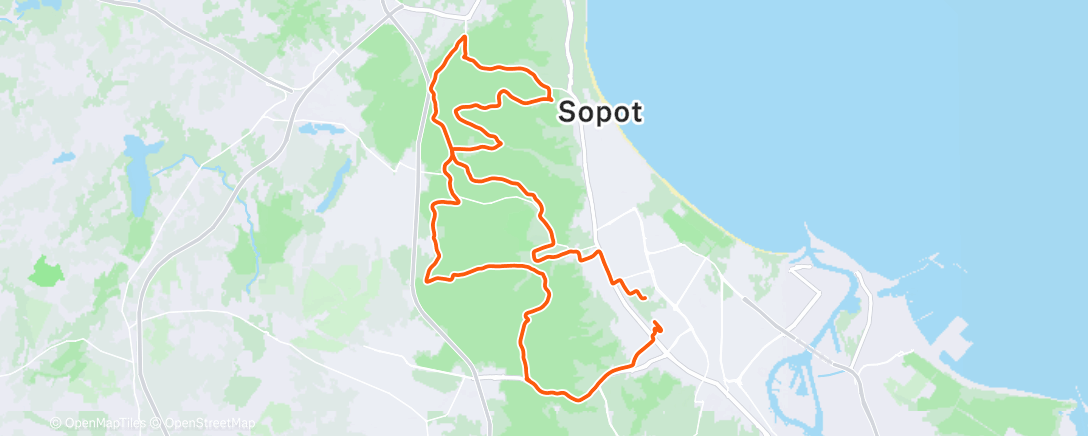 Map of the activity, Morning Ride