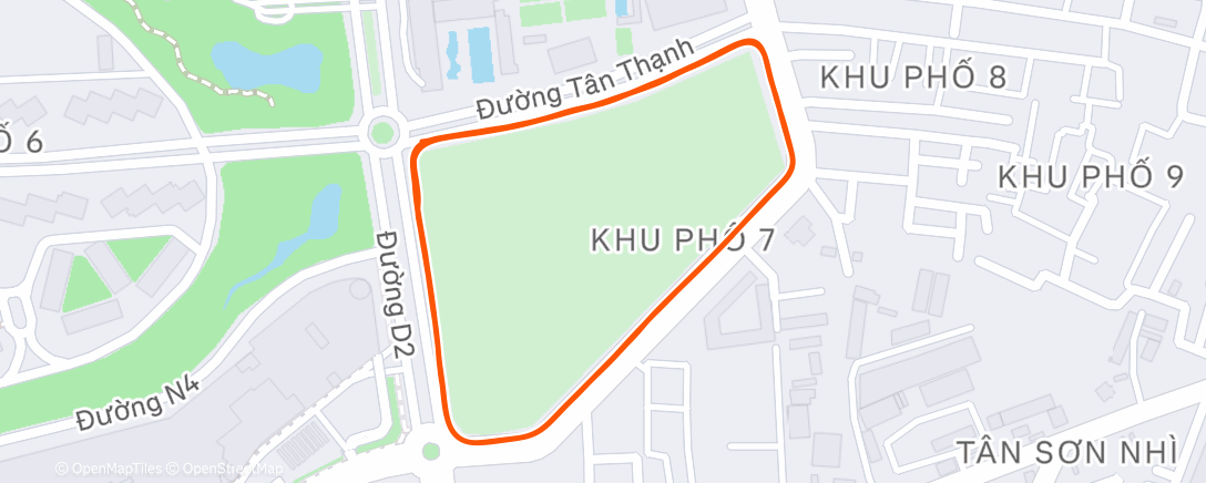 活动地图，Afternoon Run